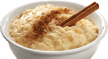 Bowl of Fresh Rice Pudding